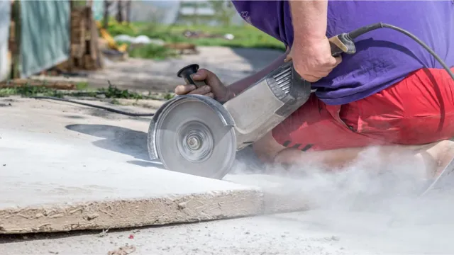 can i grind concrete with an angle grinder