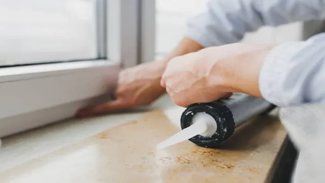 can you caulk without a caulking gun