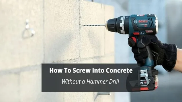 Can You Drill Into Concrete Without A Hammer Drill? Tips And Tricks ...