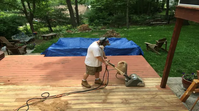 can you use floor sander on deck 1 can you use floor sander on deck