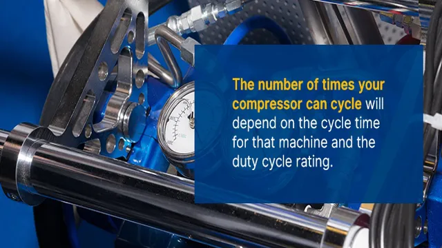 How often should an air compressor cycle to avoid overheating?