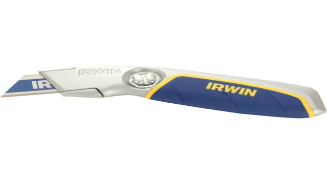 how to change blade in irwin utility knife