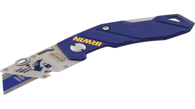 how to replace blade in irwin utility knife