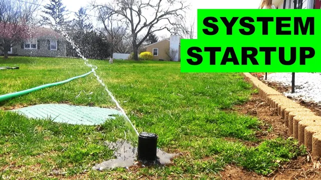 how to start a sprinkler system how to start a sprinkler system