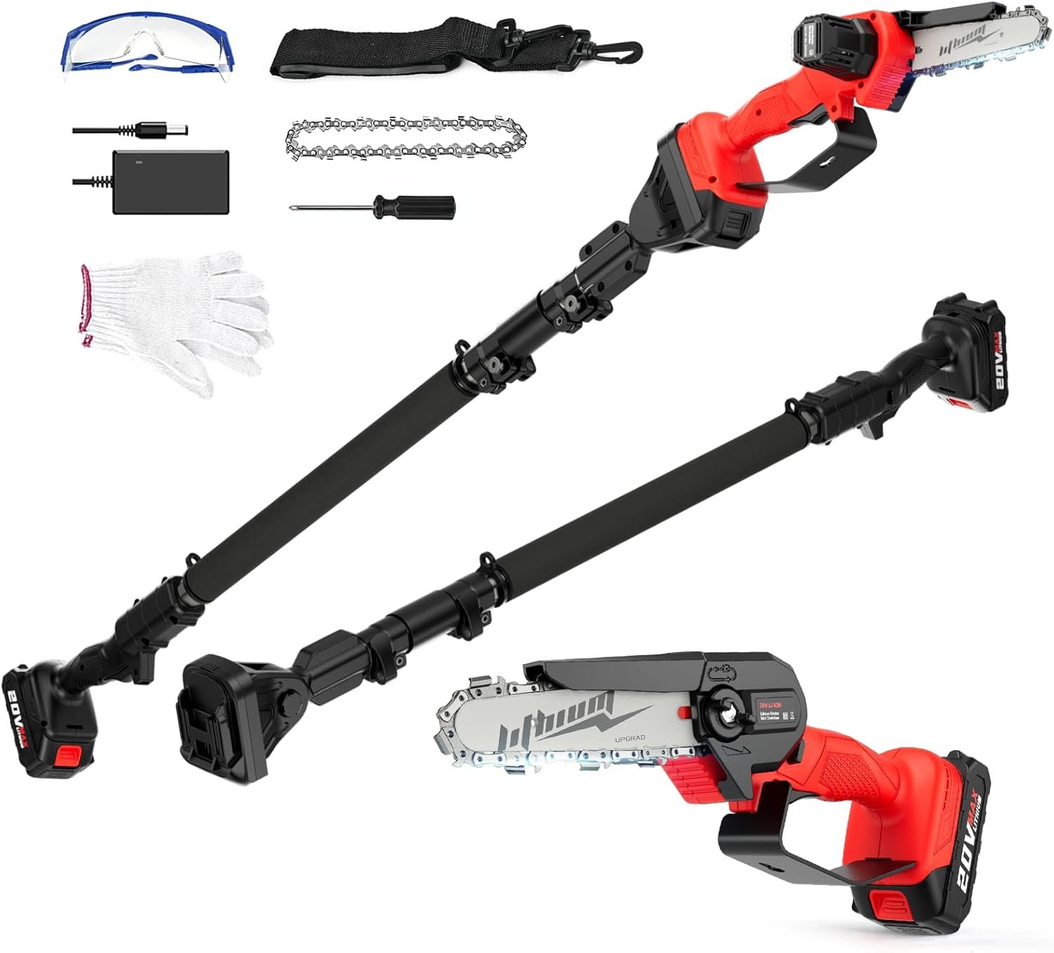 Cordless pole saw