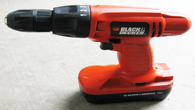 what battery does black and decker 18v cordless drill